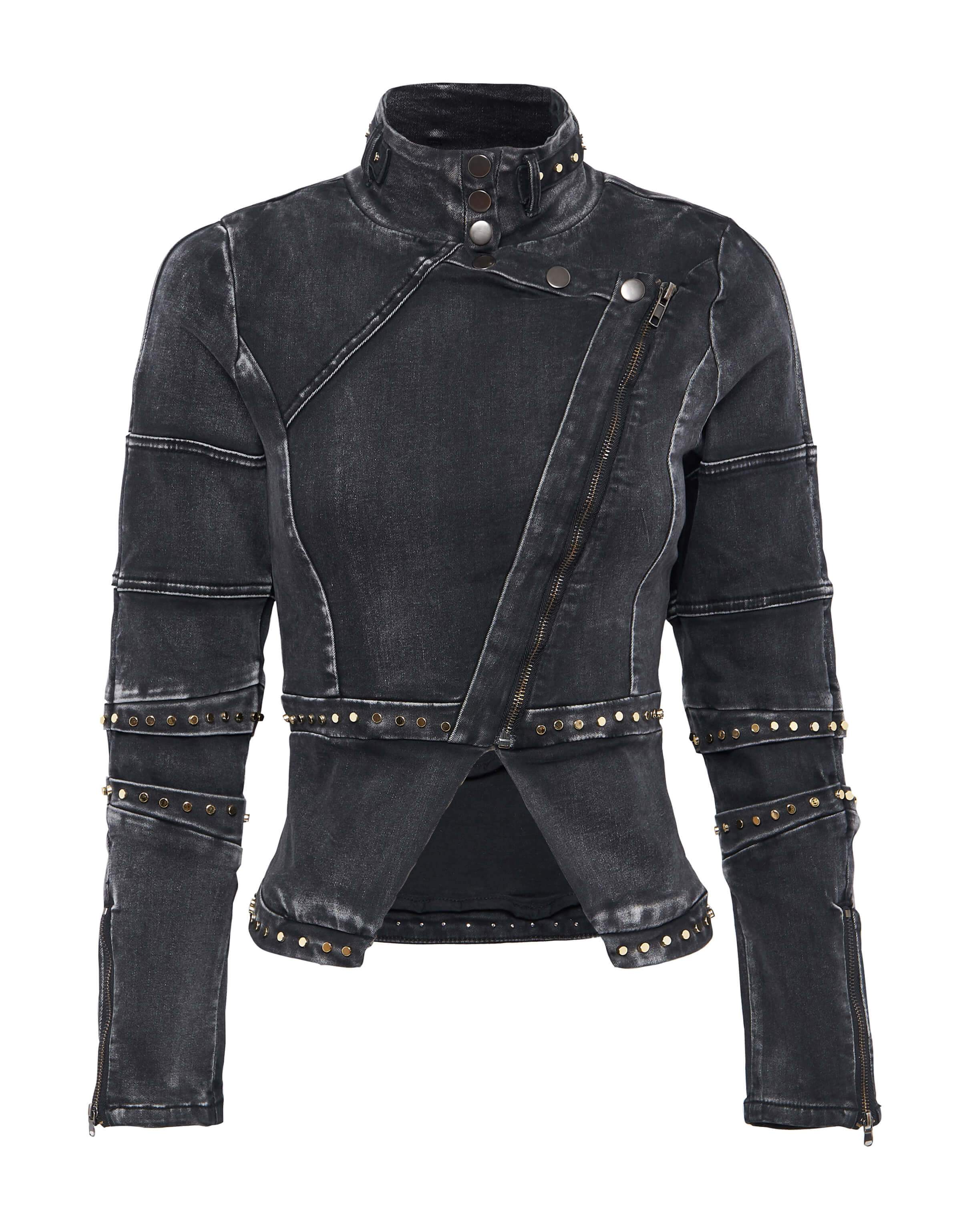 ACID DREAMS DENIM JACKET IXIAH - ACID DREAMS DENIM JACKET
