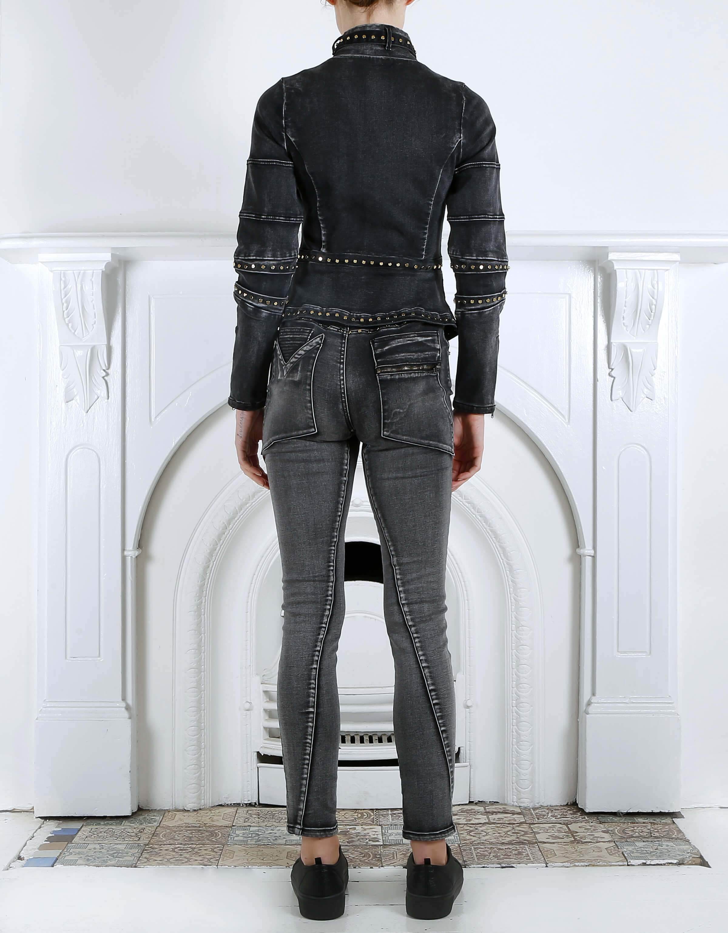 ACID DREAMS DENIM JACKET IXIAH - ACID DREAMS DENIM JACKET