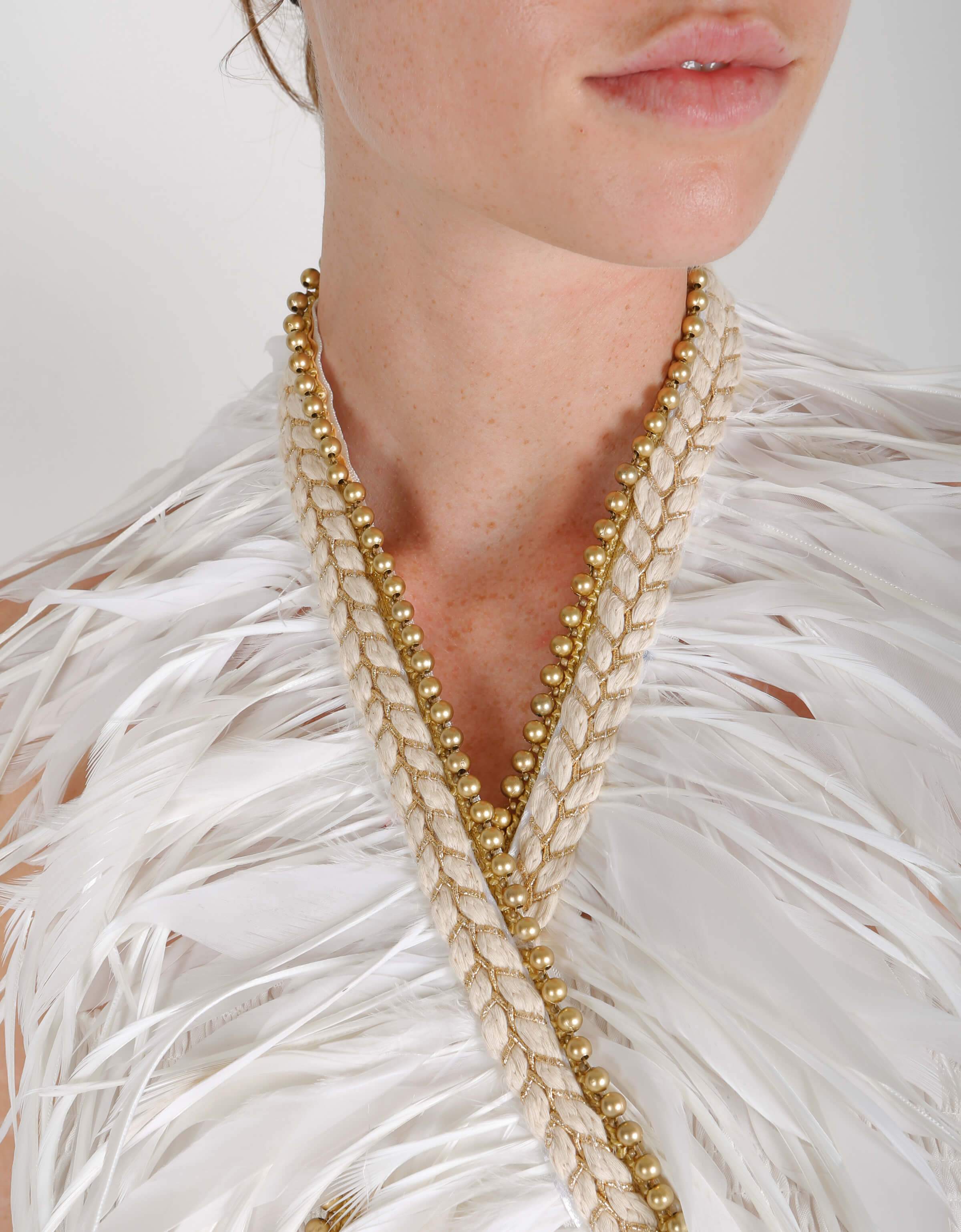 DISSOLUTE FEATHER VEST IXIAH - DISSOLUTE FEATHER VEST