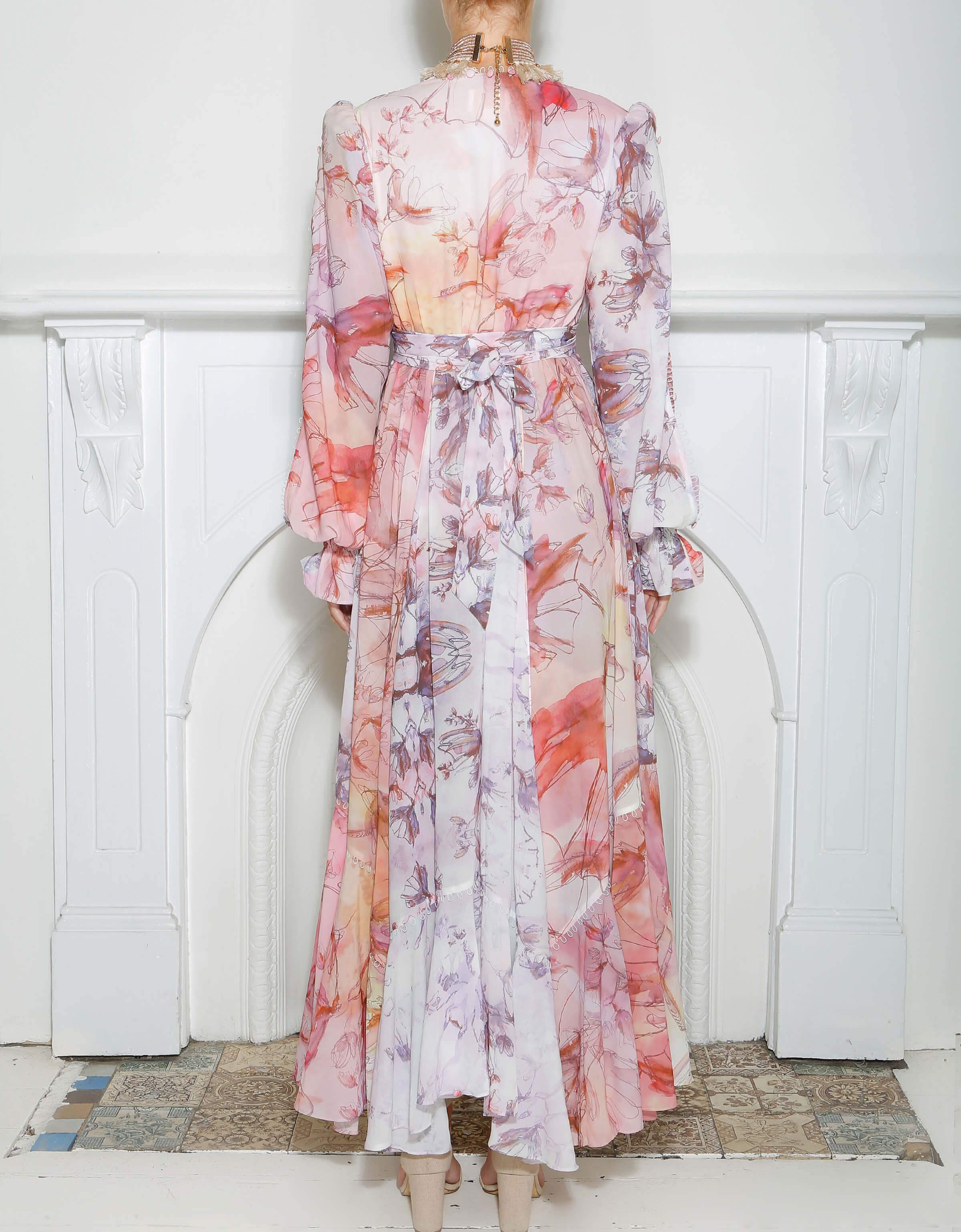 ENVOKE PRINT MAXI DRESS IXIAH - ENVOKE PRINT MAXI DRESS
