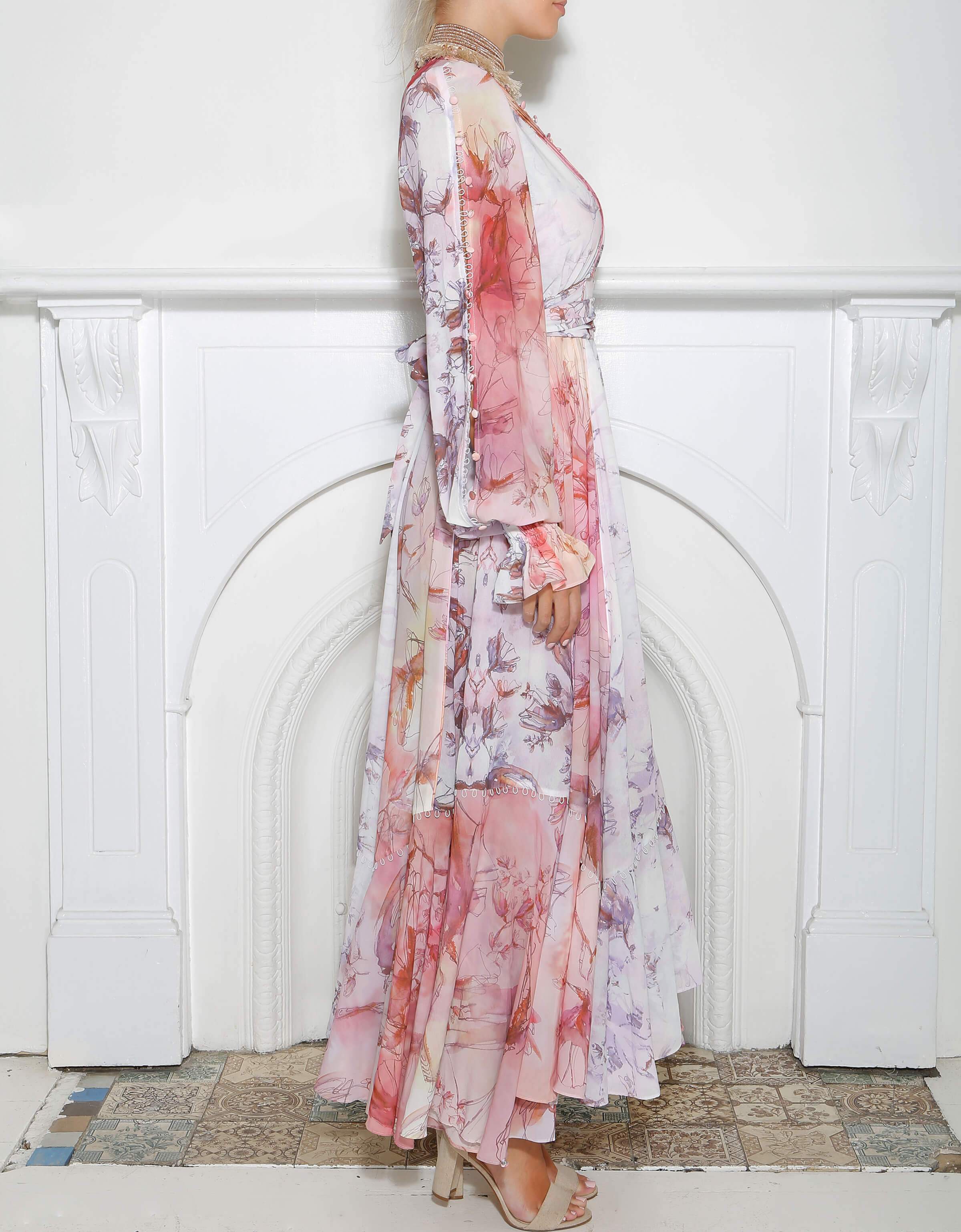 ENVOKE PRINT MAXI DRESS IXIAH - ENVOKE PRINT MAXI DRESS