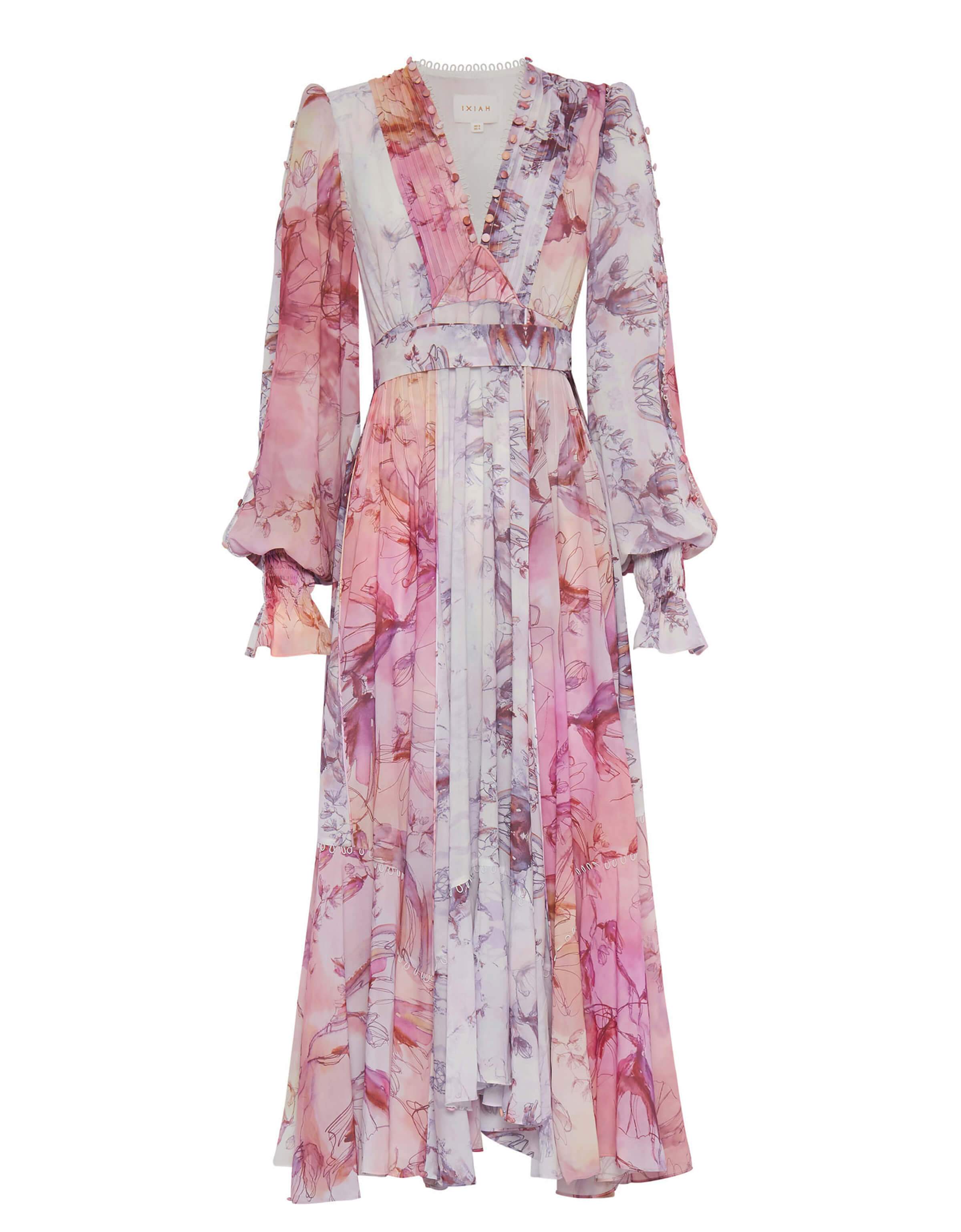 ENVOKE PRINT MAXI DRESS IXIAH - ENVOKE PRINT MAXI DRESS