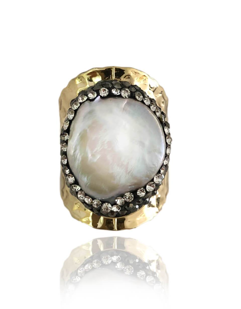 Nacre Pearl Ring IXIAH - Nacre Pearl Ring