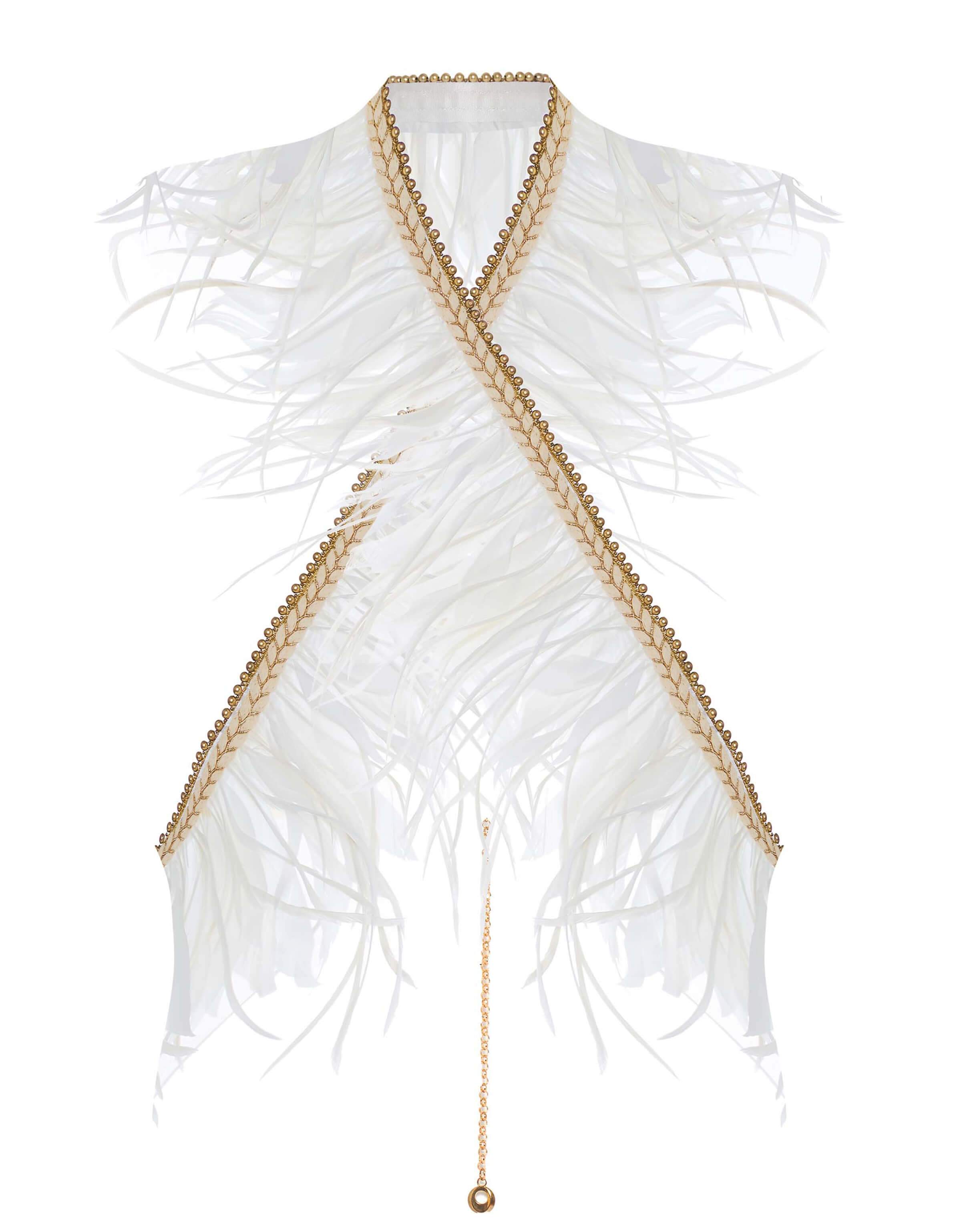 DISSOLUTE FEATHER VEST DISSOLUTE FEATHER VEST