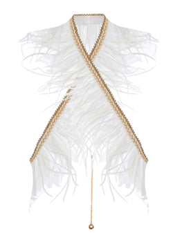 DISSOLUTE FEATHER VEST