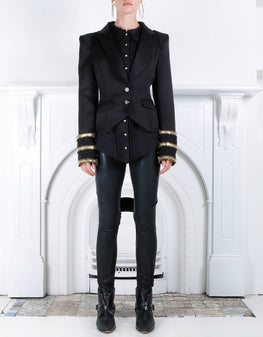 IXIAH - BLACK RAIN BLAZER