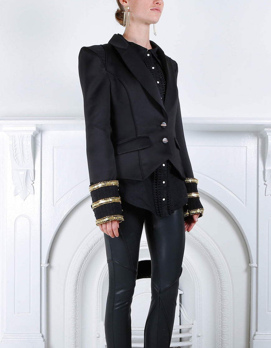IXIAH - BLACK RAIN BLAZER