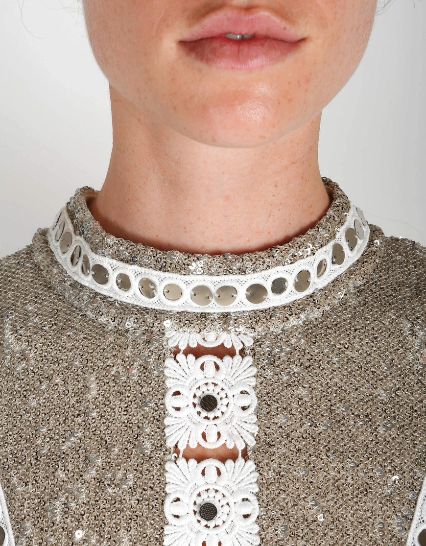 IXIAH - AYMARA SEQUIN TOP