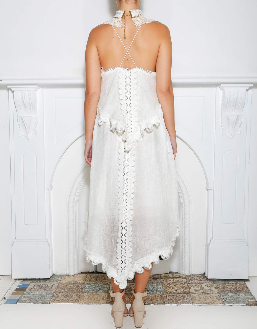 IXIAH - BETTER STILL LINEN DRESS