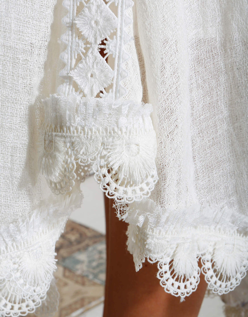 IXIAH - BETTER STILL LINEN DRESS
