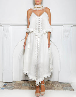 IXIAH - BETTER STILL LINEN DRESS