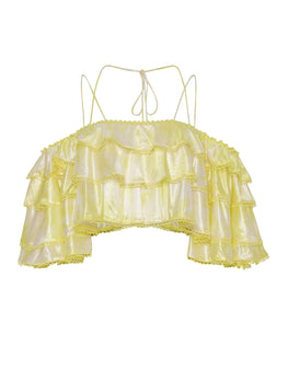 IXIAH - BLOOMSDAY FRILL TOP