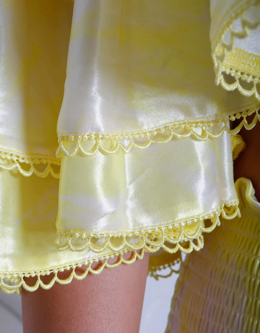 IXIAH - BLOOMSDAY FRILL TOP