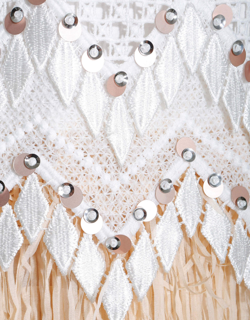 IXIAH - EVERLAST FRINGED DRESS