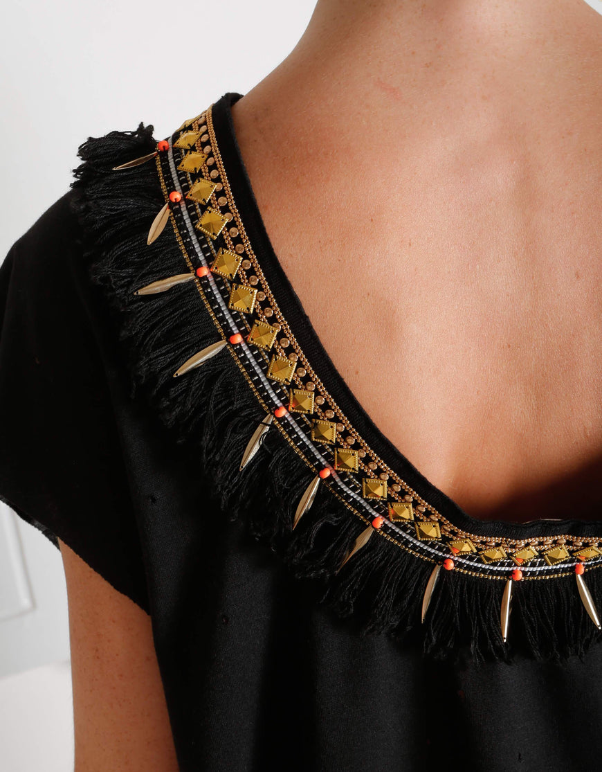 IXIAH - SARGEANT BEADED TEE