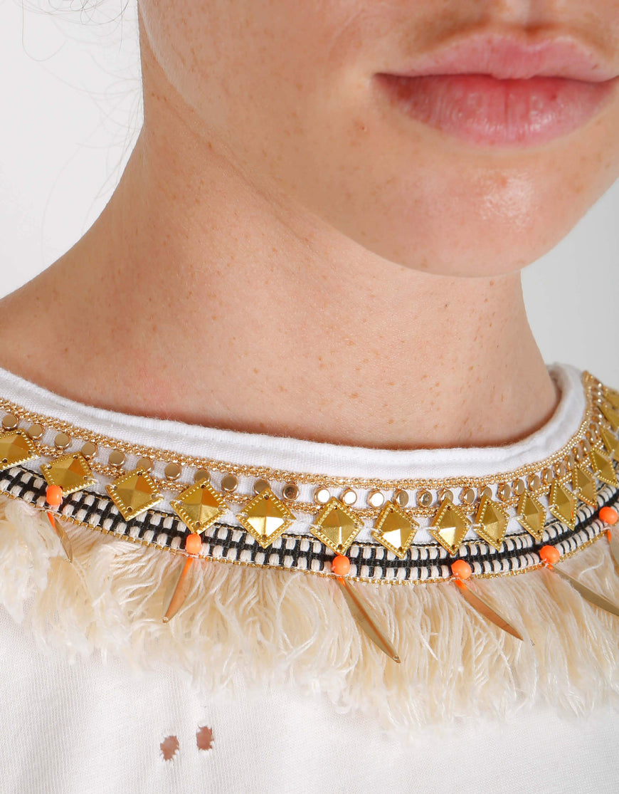 IXIAH - SARGEANT BEADED TEE