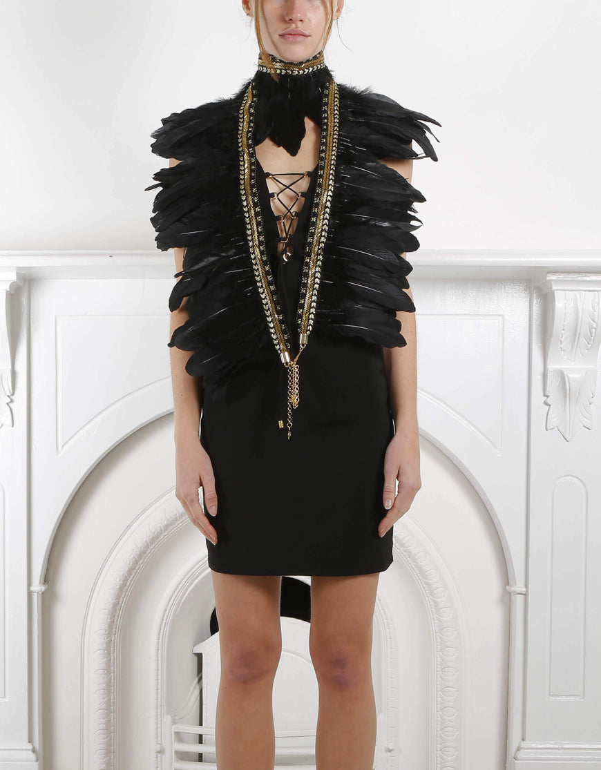 DISSOLUTE FEATHER VEST