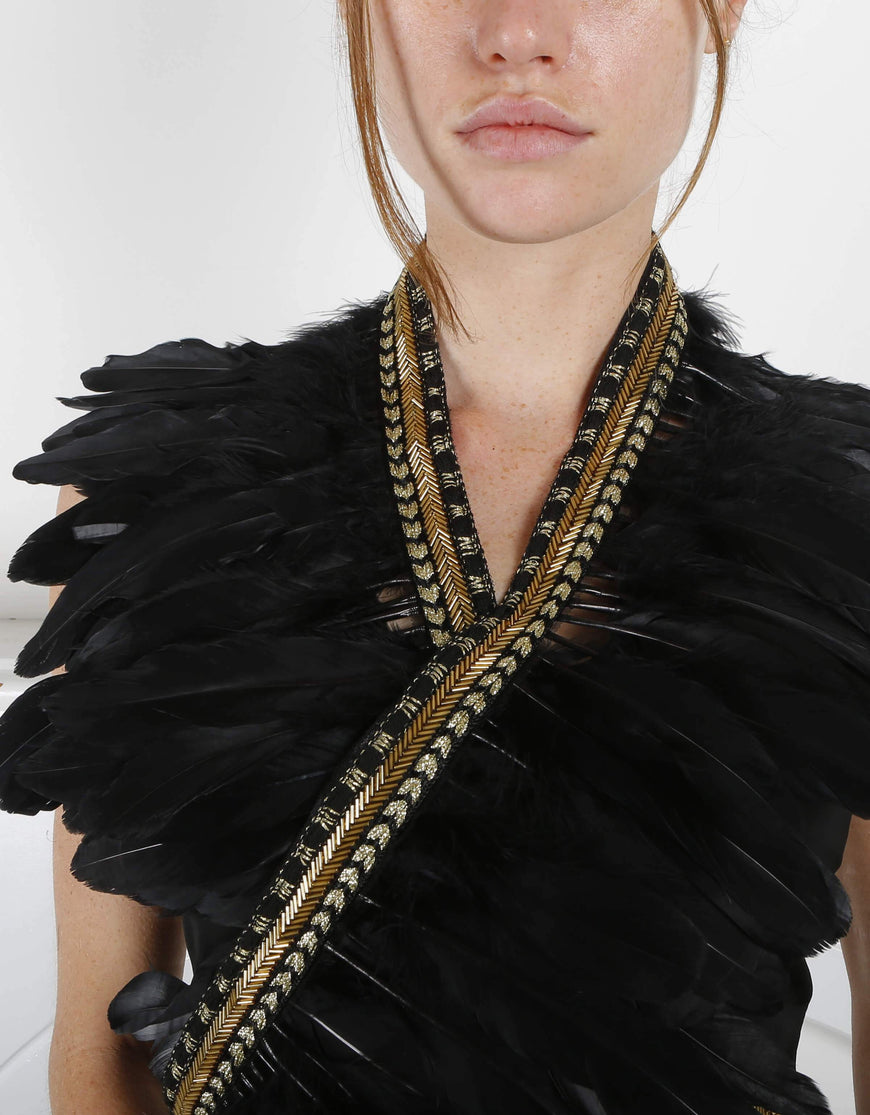 DISSOLUTE FEATHER VEST